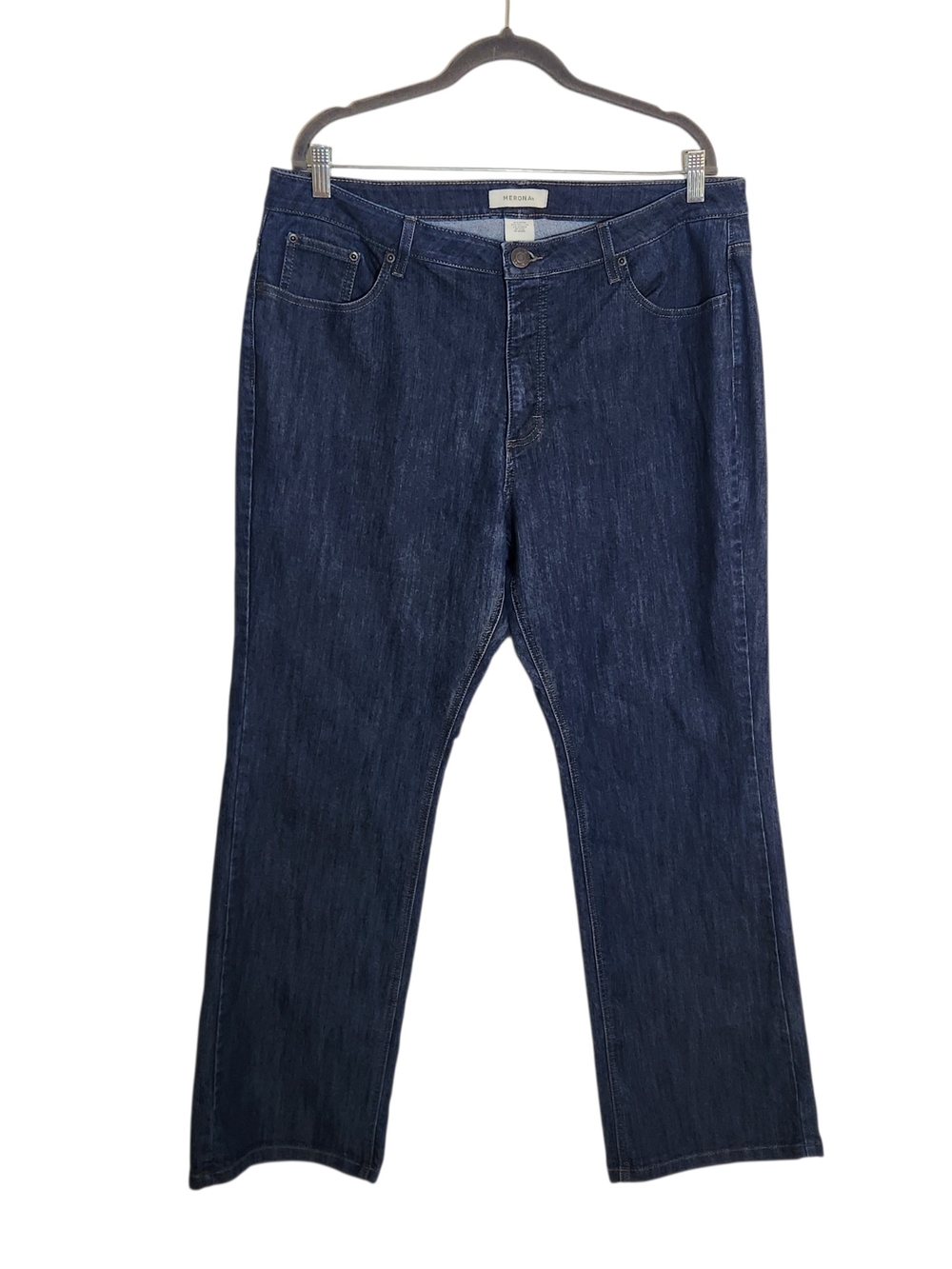 Merona Dark Wash Straight Leg Denim Jeans Size 18W